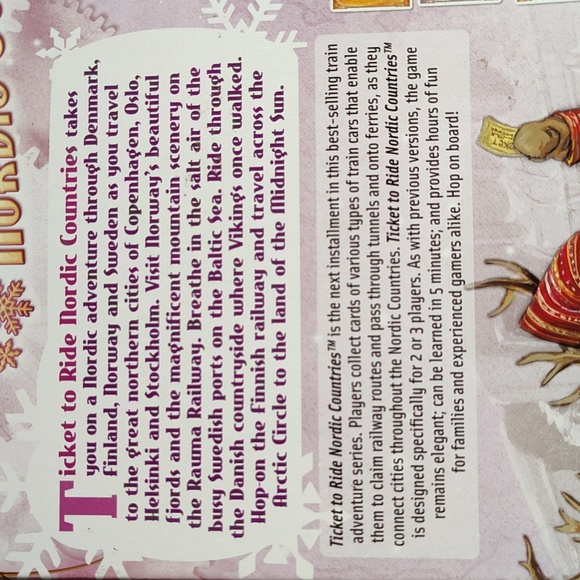 Ticket to Ride Nordic Countries Board Game - Picture 3 of 7